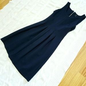 J. Crew Navy Blue Scuba Dress 00 XS